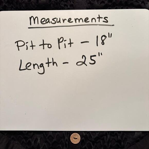 Onque Casual Top Black w/Mesh overlay Women's Size L Wild Things Whimsygoth NWT - Picture 9 of 10